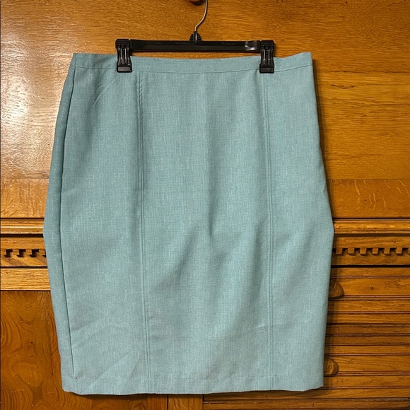 Alfred Dunner Dresses & Skirts - Alfred Dunner Light Blue/Teal Pencil Skirt Professional Career Workwear